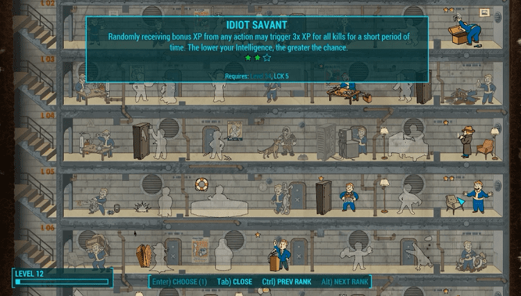 Fallout 4 Idiot Savant