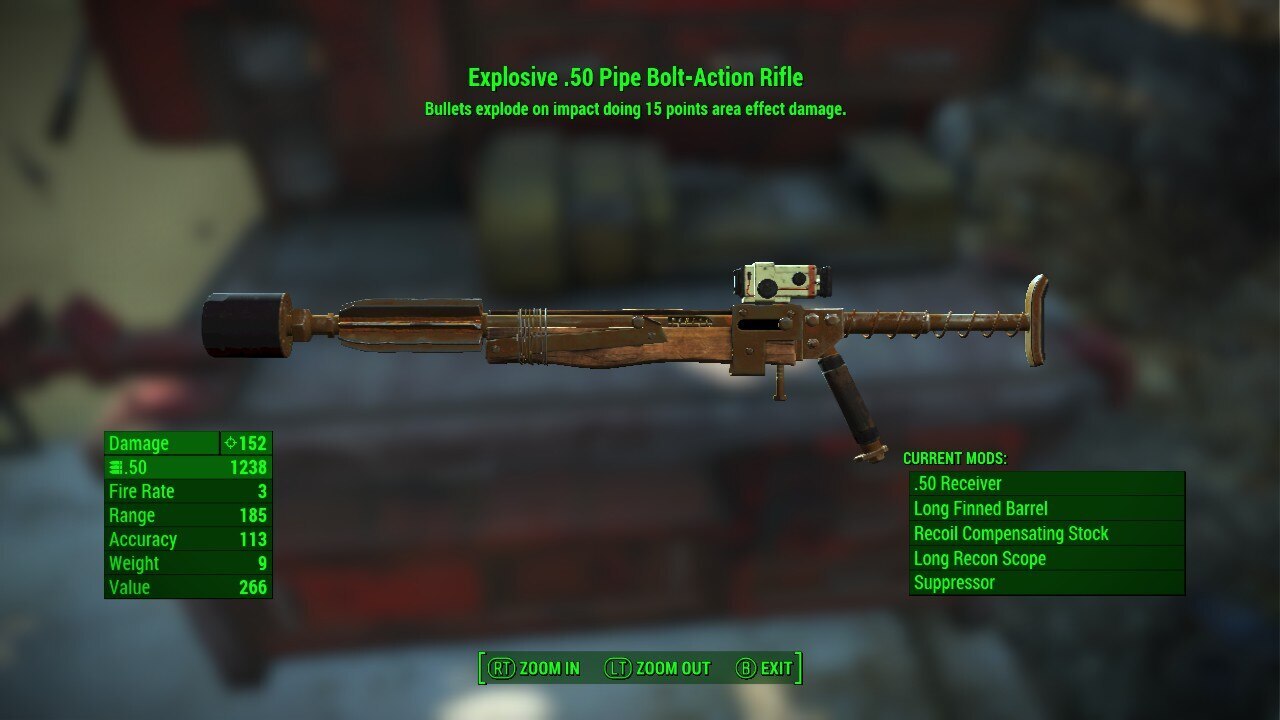 Legendary Explosive Weapon