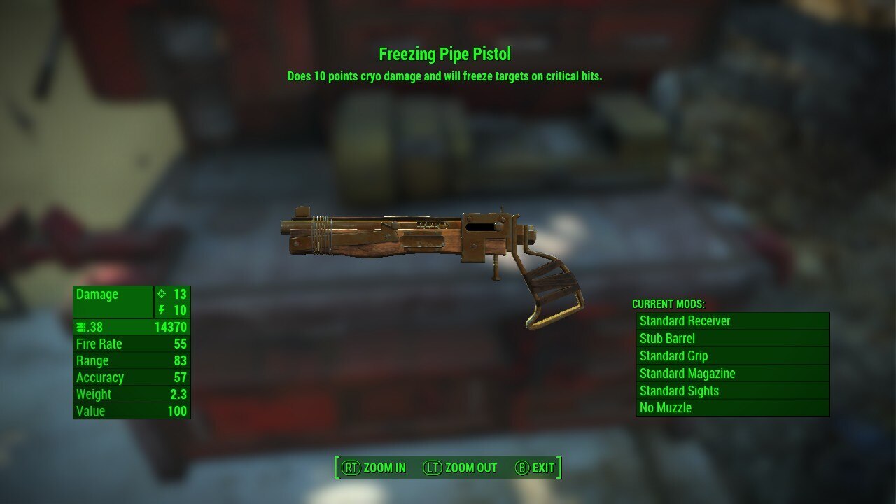 Freezing Weapon