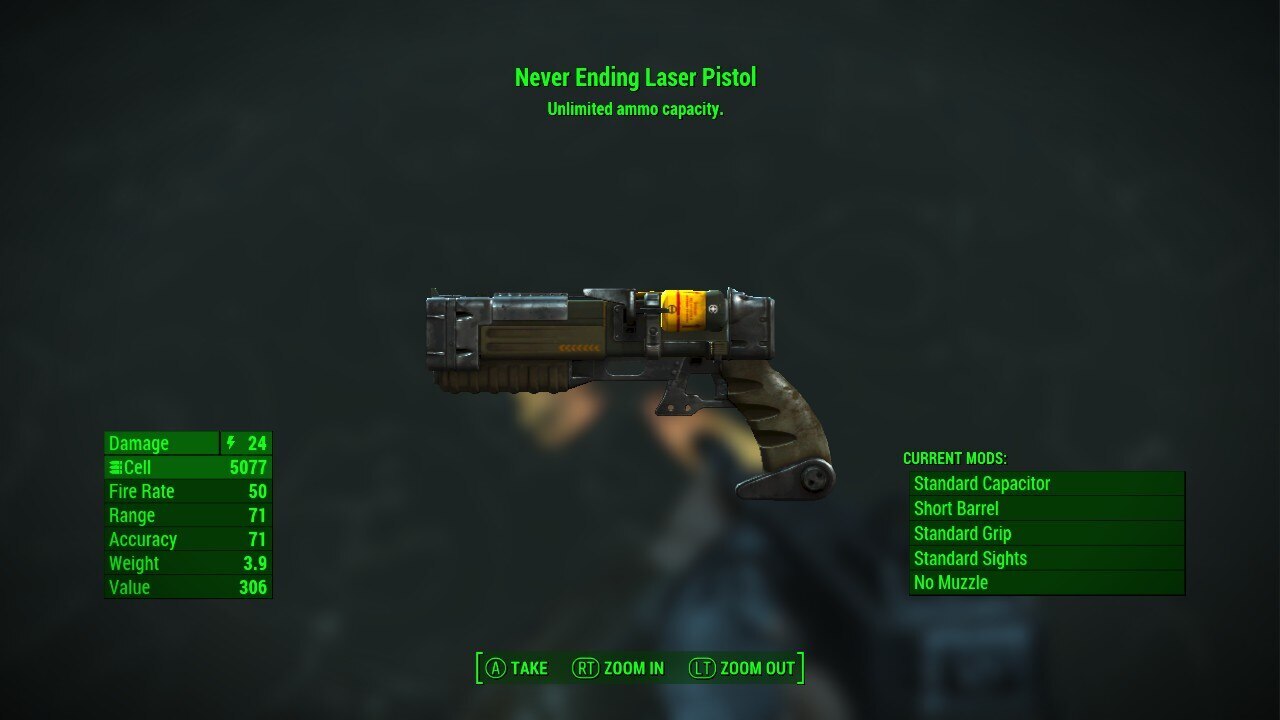 Never Ending Laser Pistol