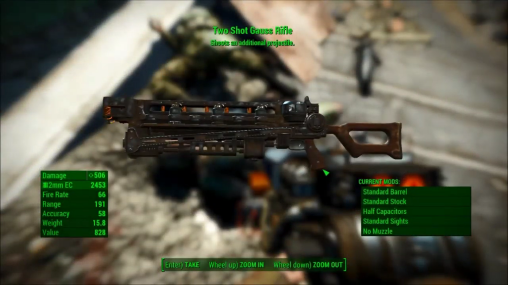 Two shot Gauss Rifle