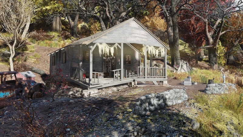 destroyed cabin fallout 76