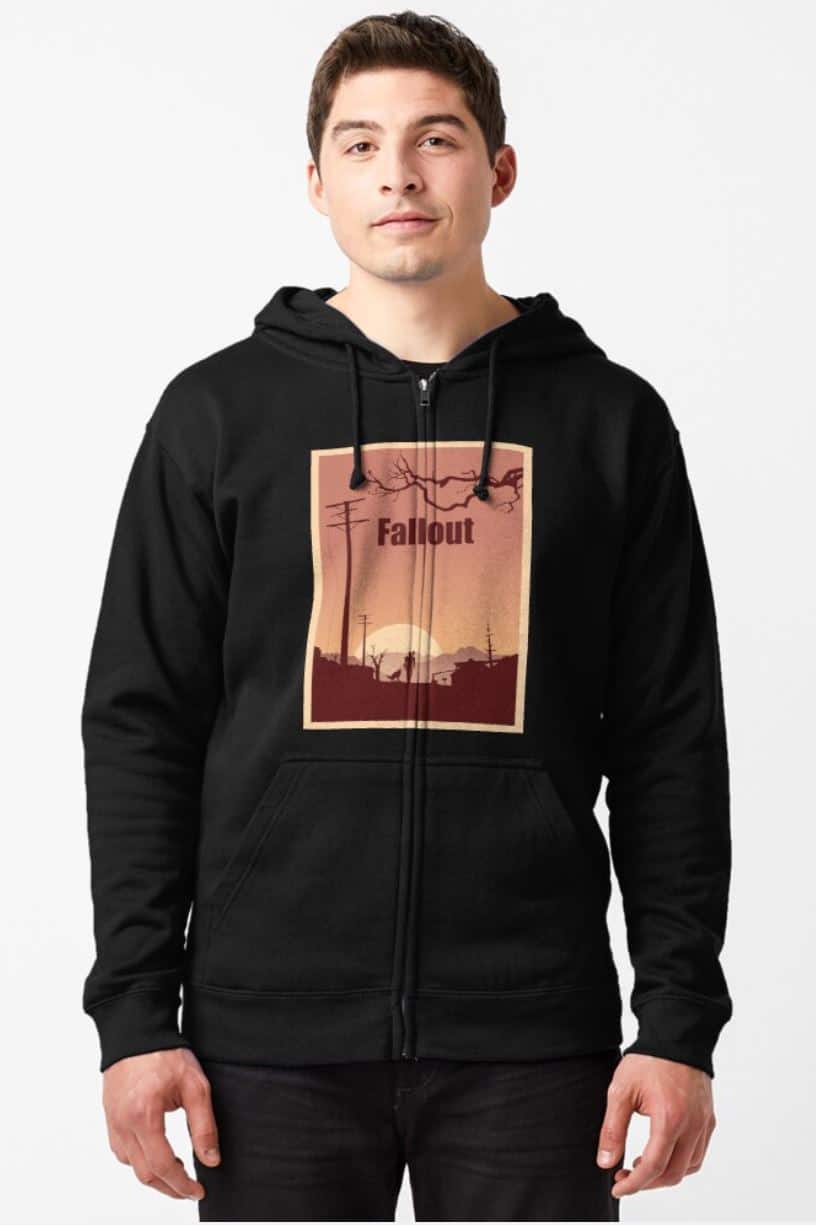 Fallout Video Game Art Hoodie