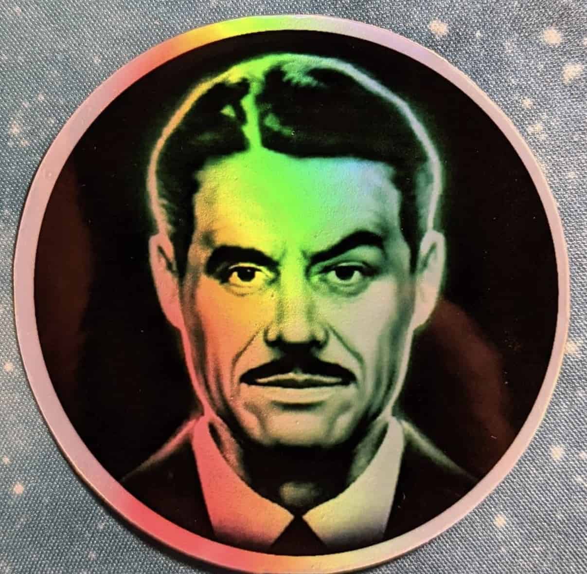 Holographic Mr House Fallout New Vegas Sticker