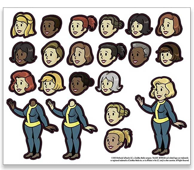 Fallout Shelter Vault-Tec Family Decals