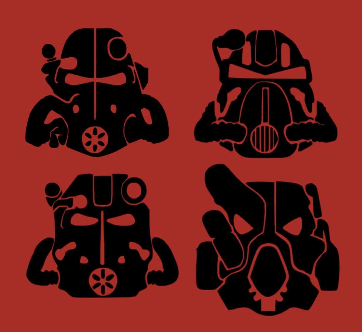 Power Armor Helmets Decal