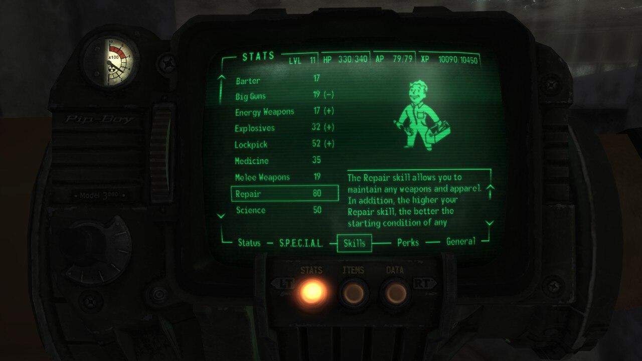 Fallout 3 Skill System