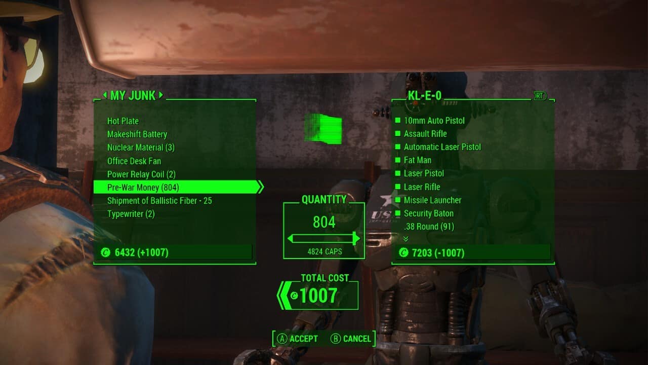 KLEO best merchants in Fallout 4