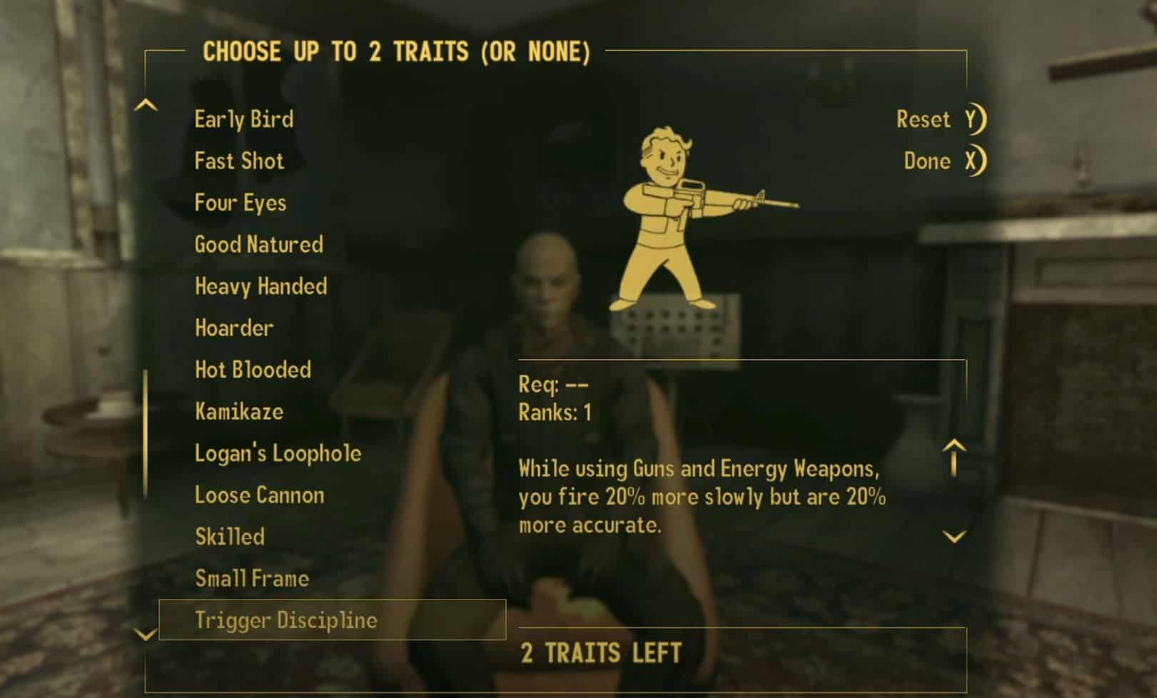 Fallout New Vvegas Traits Trigger Discipline