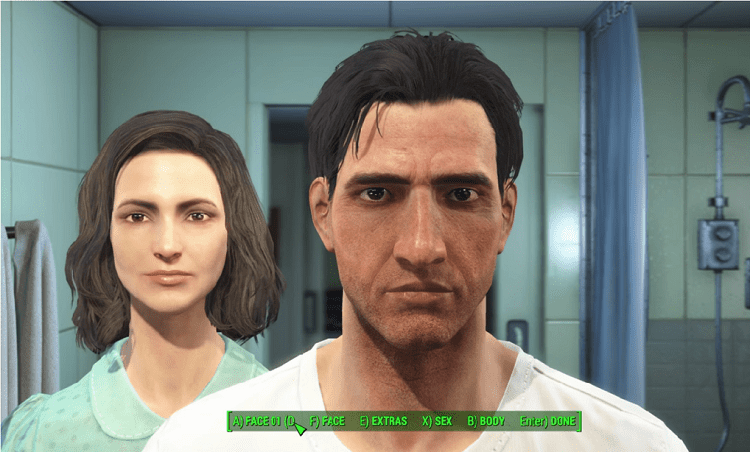 the character creation options in fallout 4 are pretty extensive