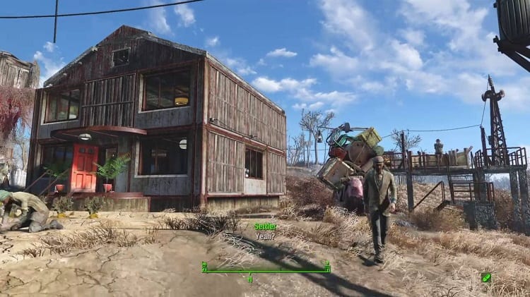 fallout 4 - settlements abernathy farm