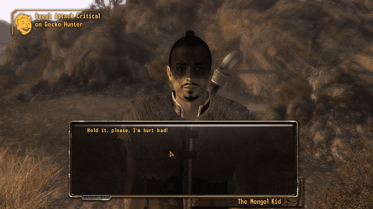 fallout new vegas bounties mod the mongol kid