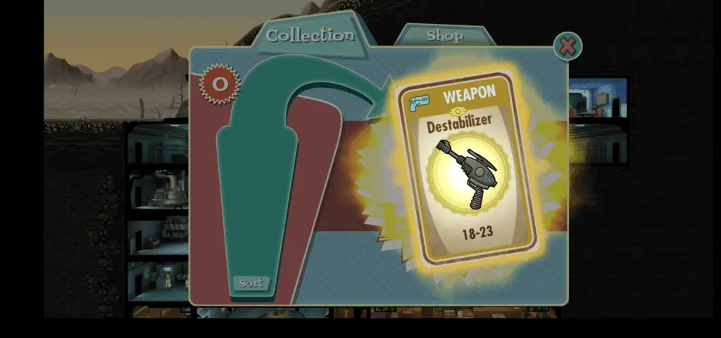 fall out shelter legendary weapon lunchbox reward