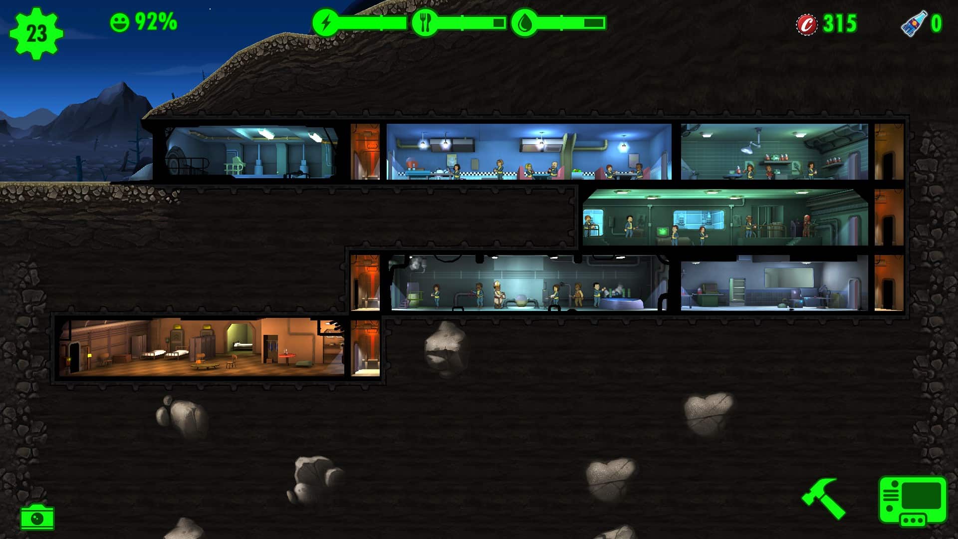 Best Fallout Shelter Layouts Unlock Your Dwellers Full Potential By   Basic Elevators Vault Layout Fallout 