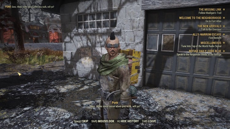 fallout 76 characters raider ally