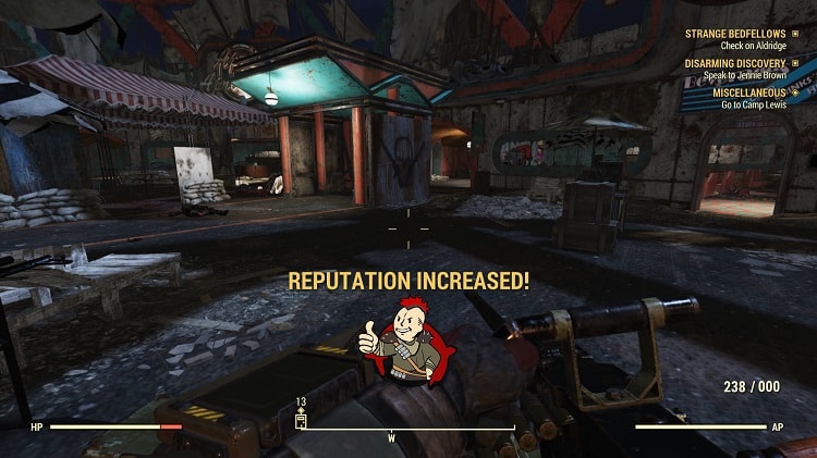 fallout 76 reputation increase icon