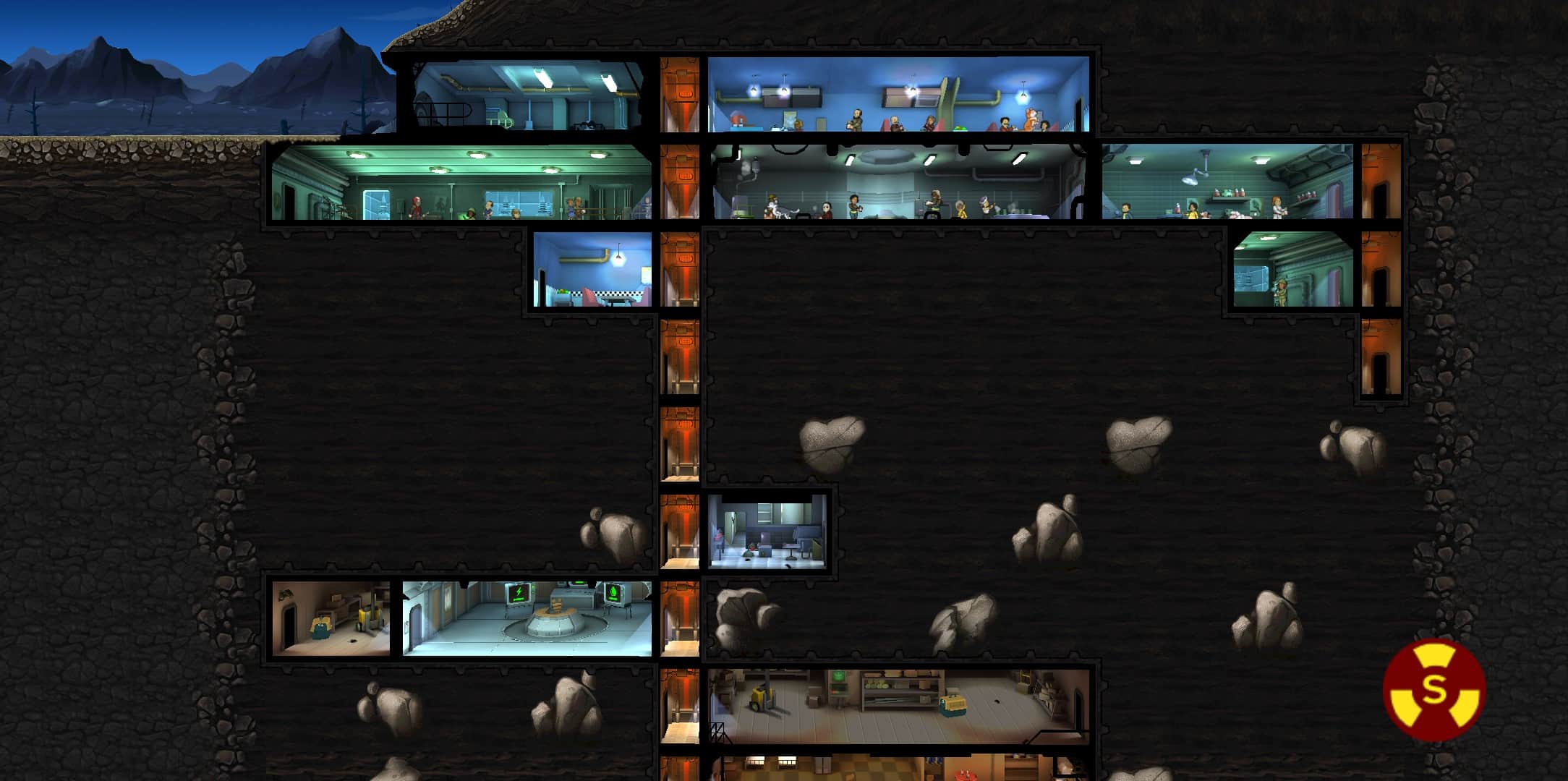 fallout shelter staggered vault