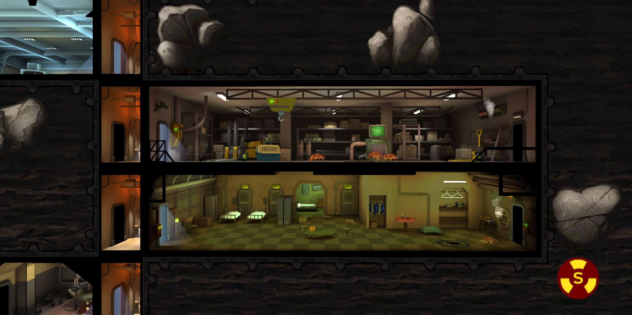 fallout shelter two rooms with contained incidents