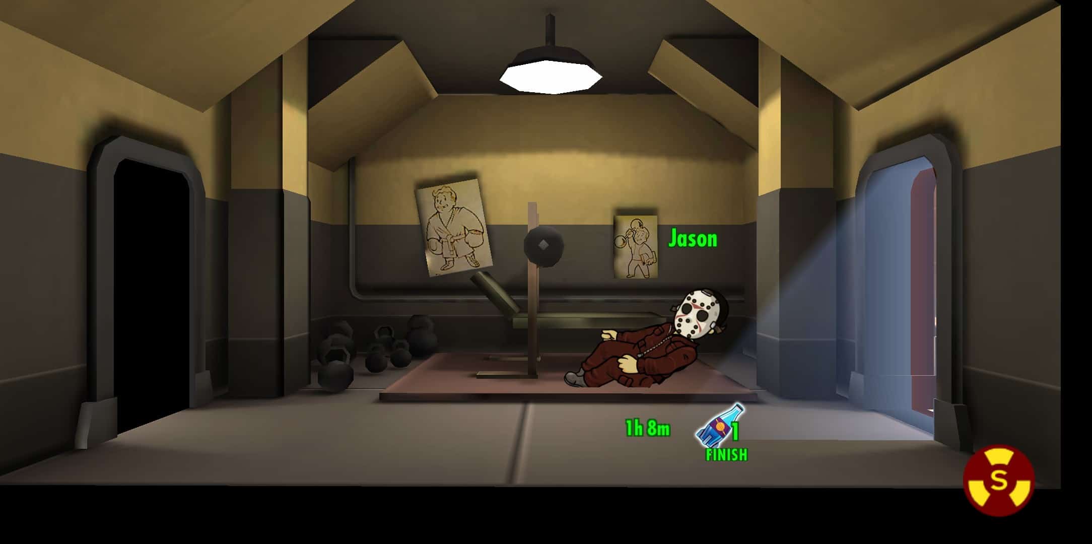 Training Vault Dwellers in Fallout Shelter