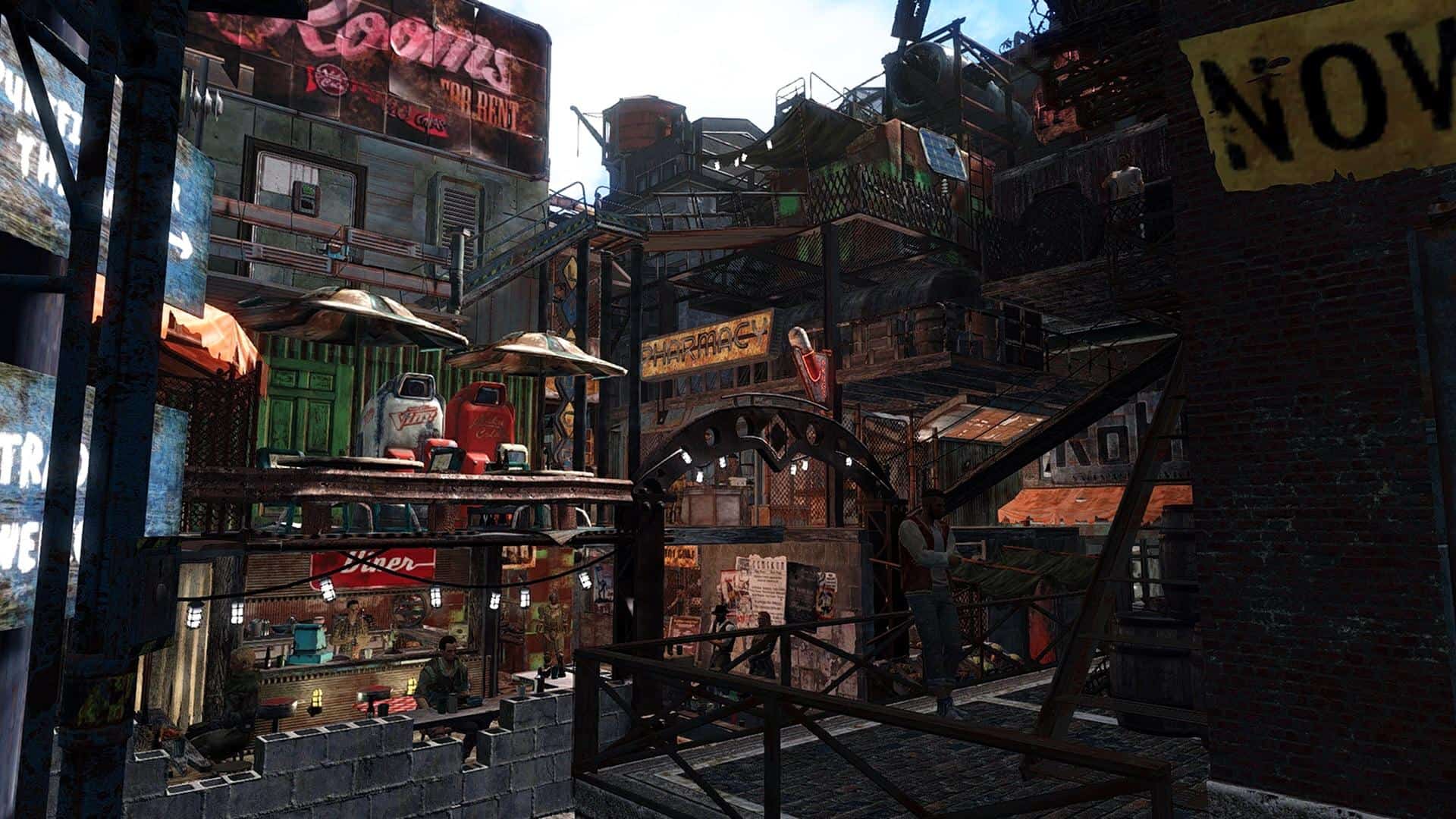 Claustrophobic Hangman's Alley Fallout 4 Settlement Build Ideas