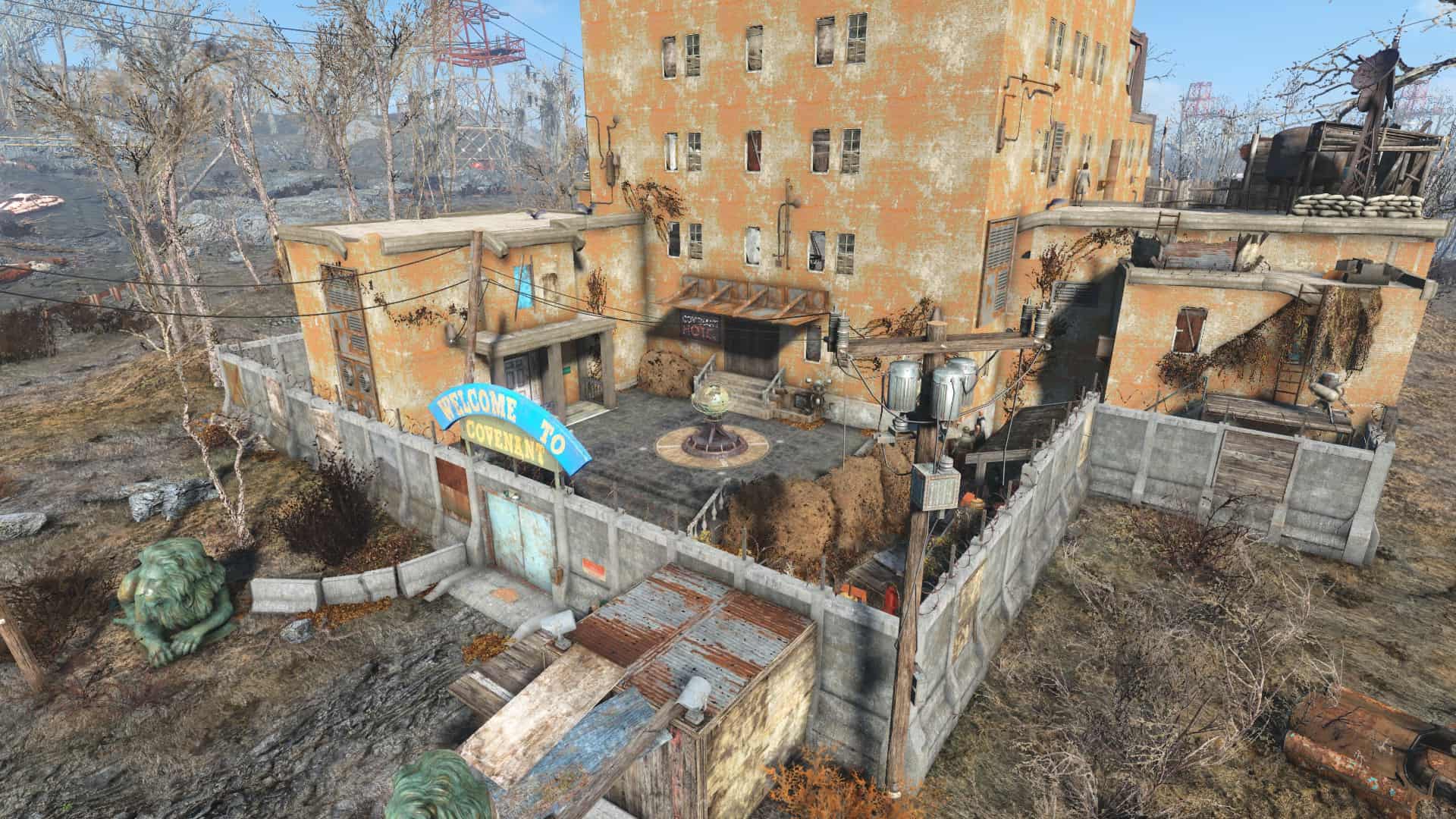 Covenant Tower Fallout 4 Settlement Build Ideas