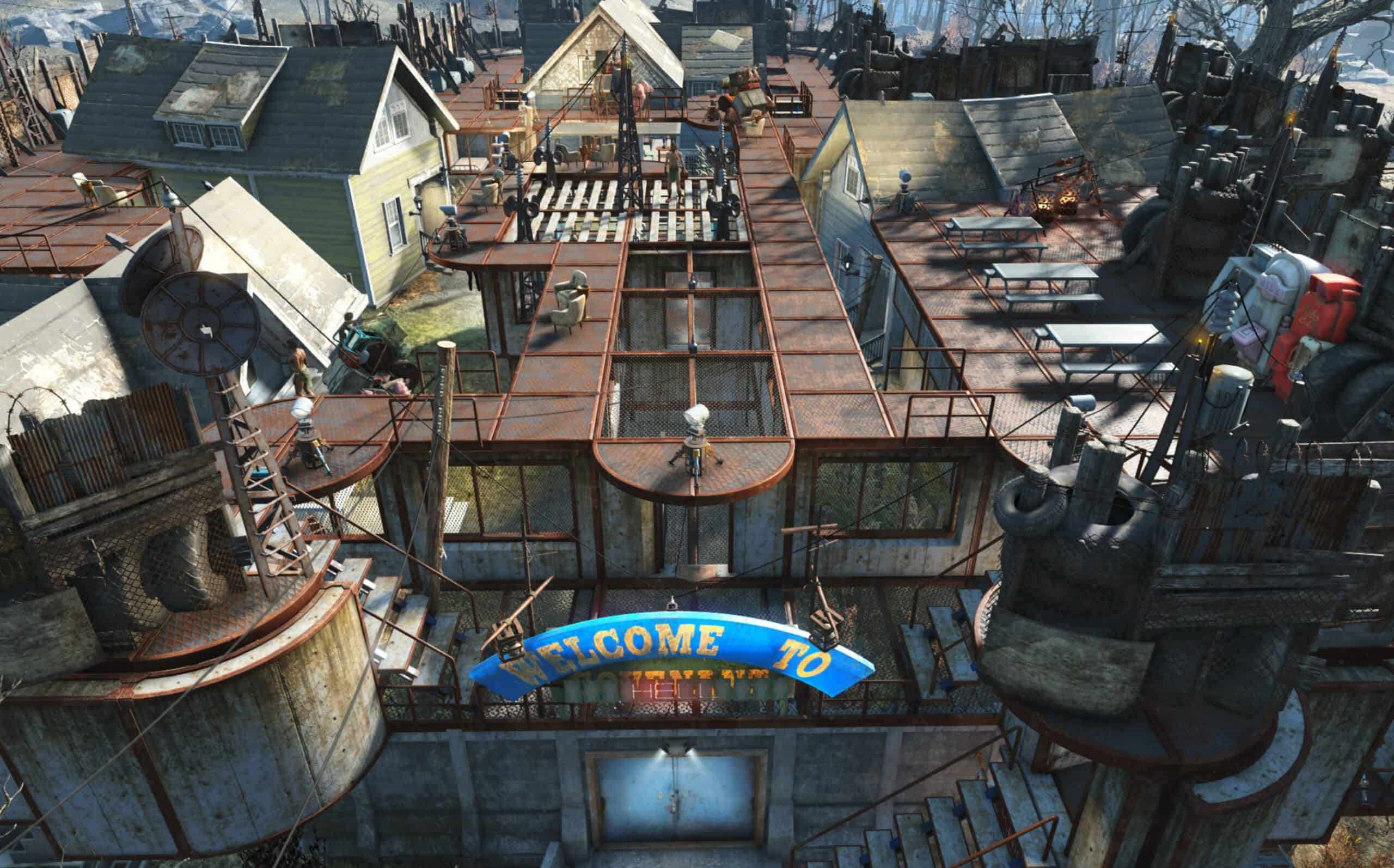 Fallout 4 Settlement Build Ideas A Whole New Sanctuary Wasteland Gamers